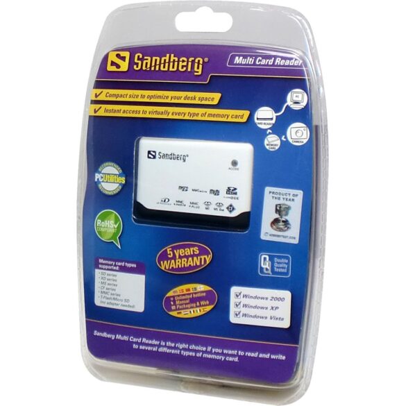 133 46 large Sandberg Gel-Mousepad & Multi-Card Reader im Test