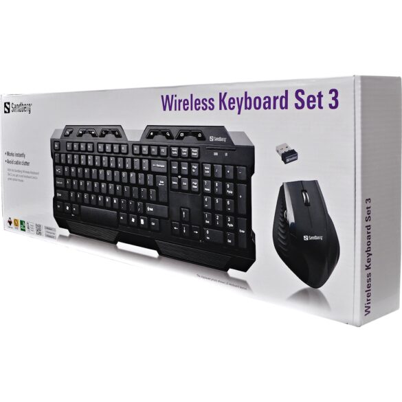 630 12 large Sandberg Wireless Keyboard Set 3 im Test