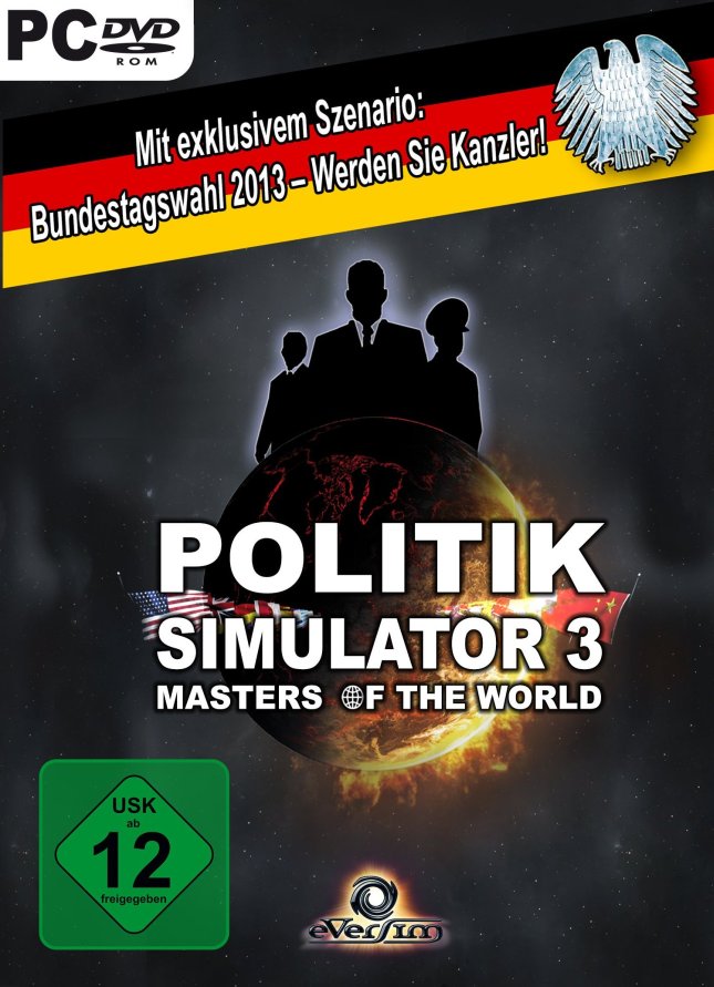 Endlich selbst Kanzler werden: Politiksimulator 3-Box-Version mit Bundestagswahl 2013 angekündigt