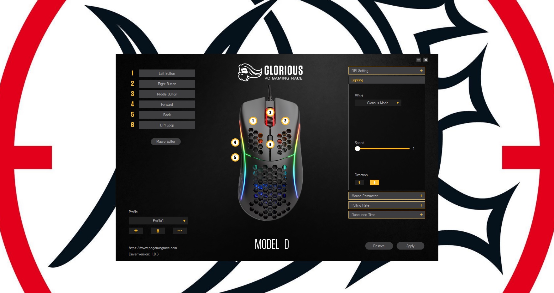 Glorious Model D Gaming Maus Software Glorious Model D bei uns im Test
