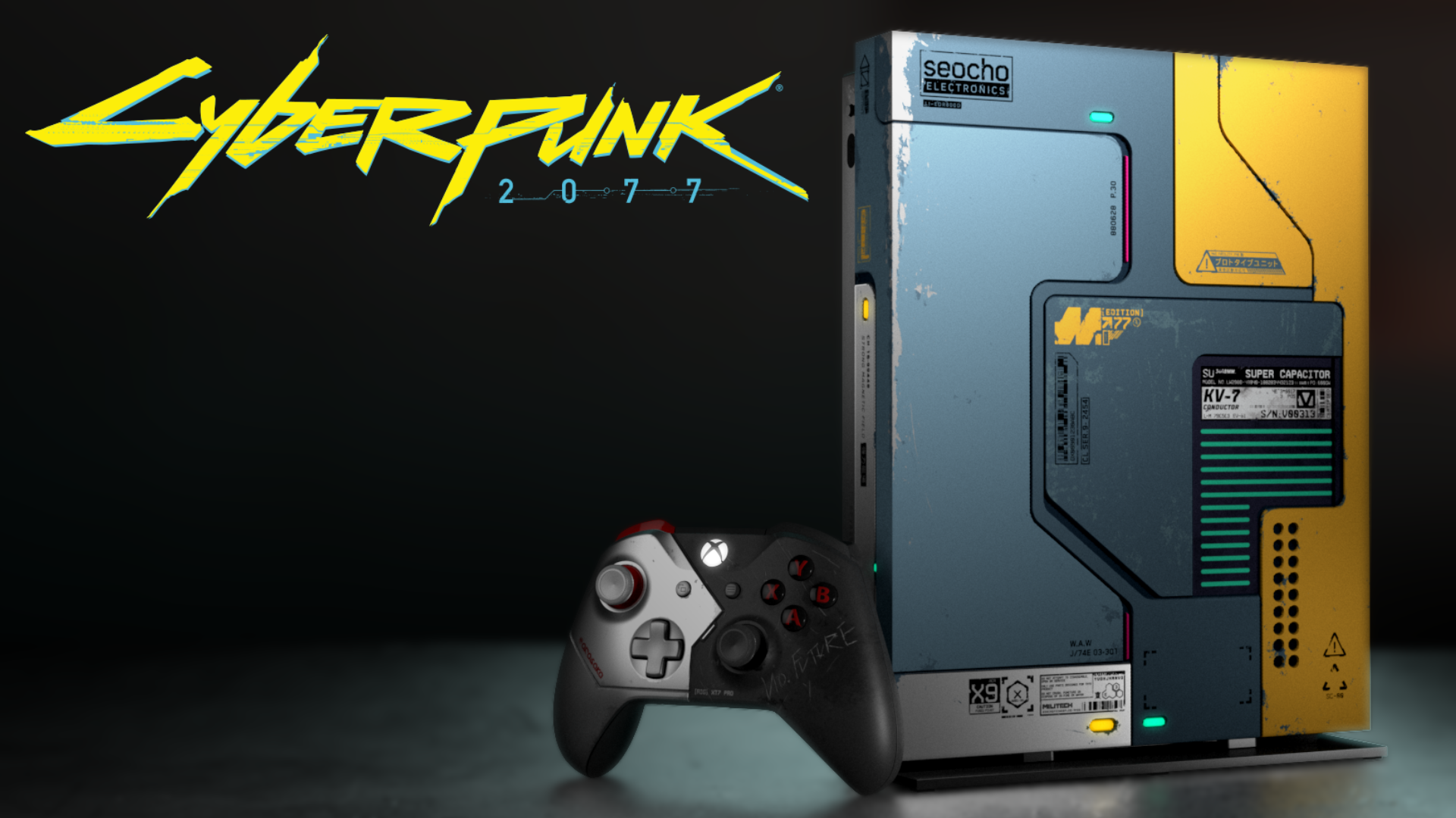 Microsoft und CD PROJEKT RED kündigen Xbox One X im Design von Cyberpunk 2077 an