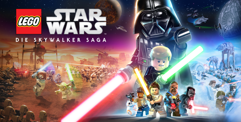 2510225eafe0693805f1.05663072 LSWSS KeyArt Digital Horiz GER DE LEGO Star Wars: Die Skywalker Saga - Enthüllung der Artworks