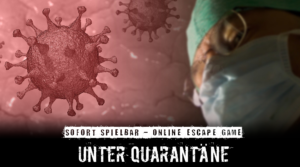 Poster Querformat Online Escape Room Unter Quarantäne im Test