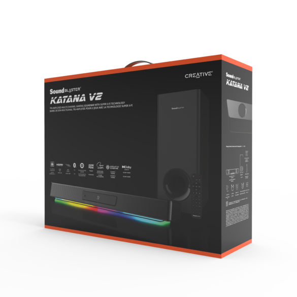 Boxshot 2.32 Creative Sound Blaster Katana V2 Soundbar im Test - Wenn der Bass so richtig scheppert