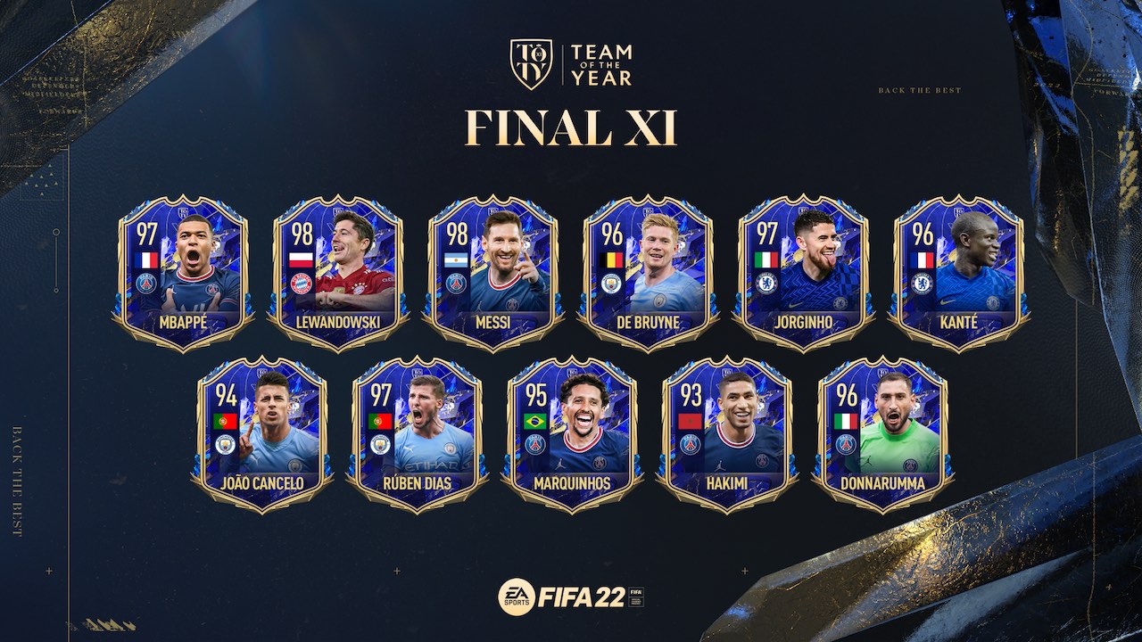 fifa22 toty EA SPORTS veröffentlicht das FIFA 22 Team of the Year