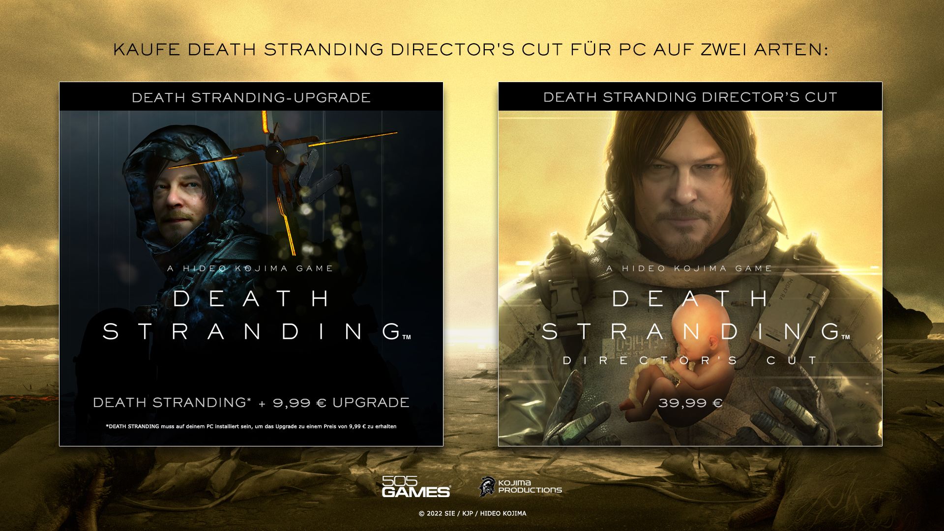 Death Stranding 1 Death Stranding Director's Cut ab sofort für PC erhältlich