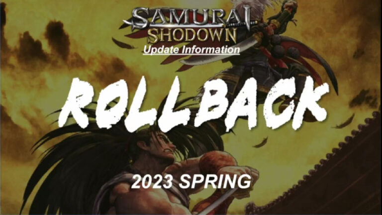 Samurai Shodown Rollback 08 05 22 768x432 1 King of Fighters XV - Team Samurai Trailer, Season 2 und mehr SNK news