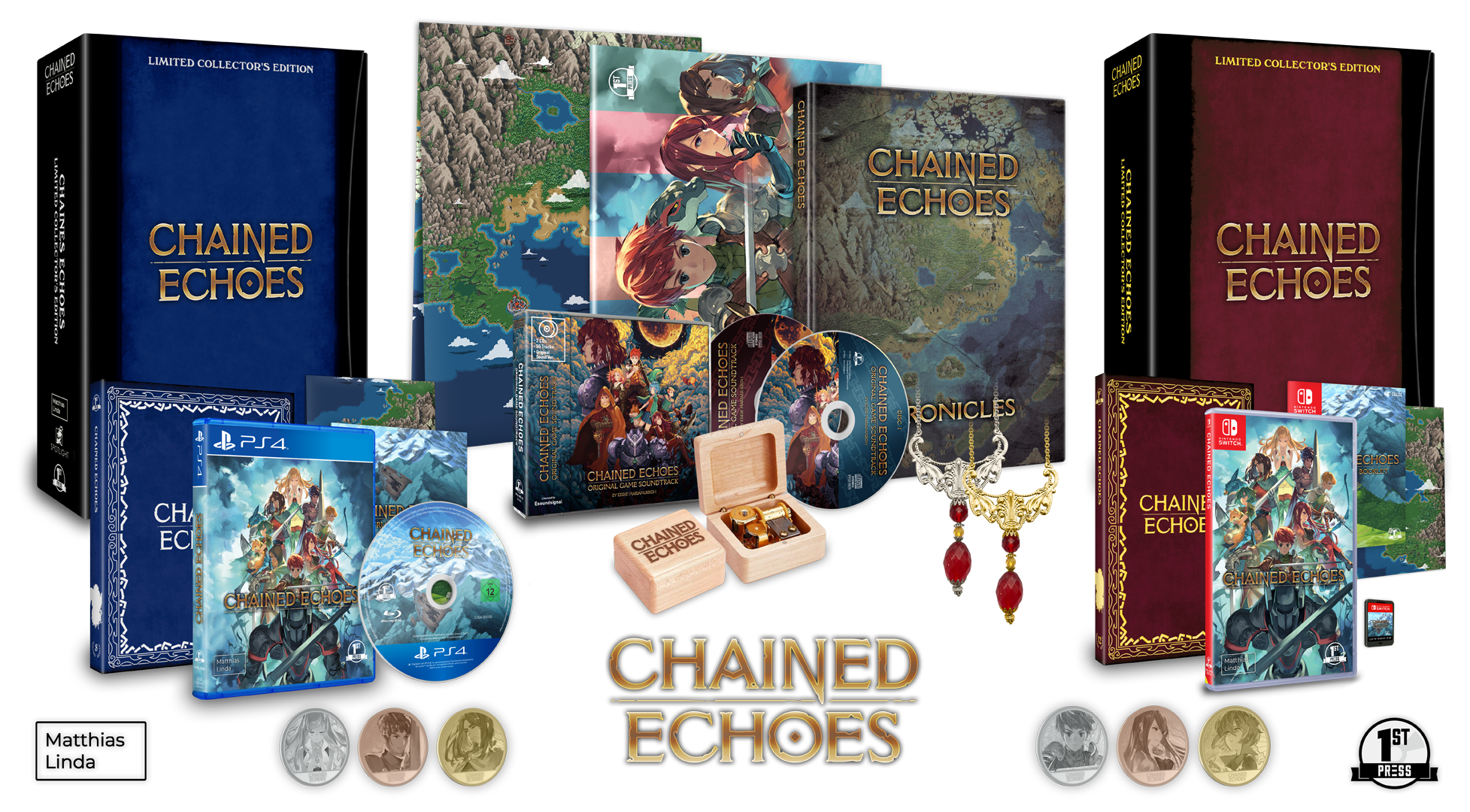 Chained Echoes BANNER Switch PS4 Chained Echoes erscheint noch diesen Dezember, eine physische Version wird folgen