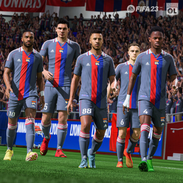 LYONRETRO LR 1X1jpg EA SPORTS präsentiert neue Retro-Trikots in FIFA 23