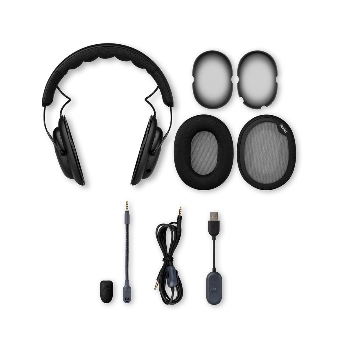 zola black accessory kit 1300x1300x72 TEUFEL ZOLA Headset im Test