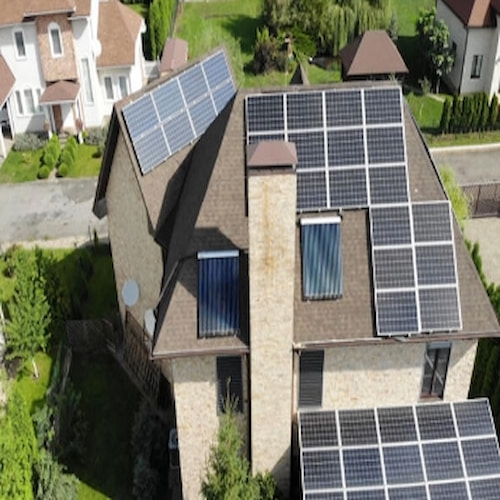home solar system Die Erzeugung von Solarstrom macht Häuser umweltfreundlicher