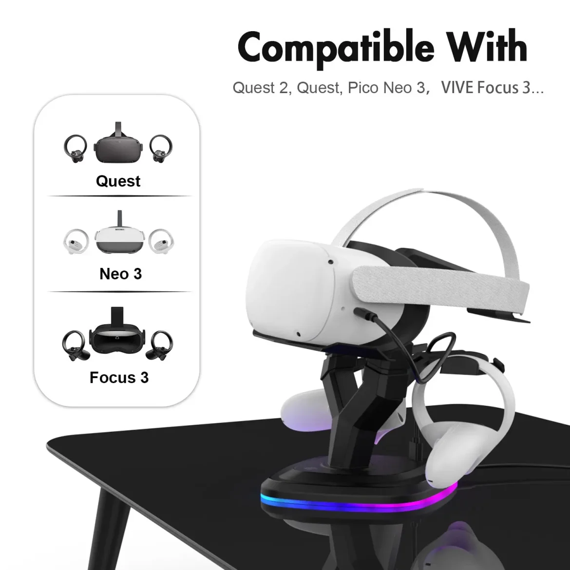 AMVR Atmosphere Light Charging VR Stand for Quest3 Quest Pro Quest 2 Pico 4 AMVRSHOP 55919667 3000x.jpg AMVR Atmosphere Light Charging VR Stand im Test