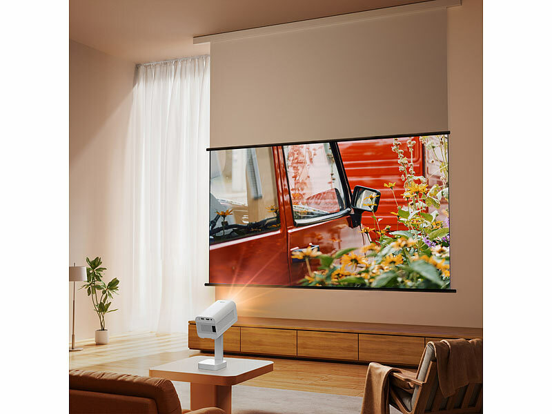 Produktbild ZX-3981 Scene Lights WLAN LED-Mini Beamer von Pearl im Test