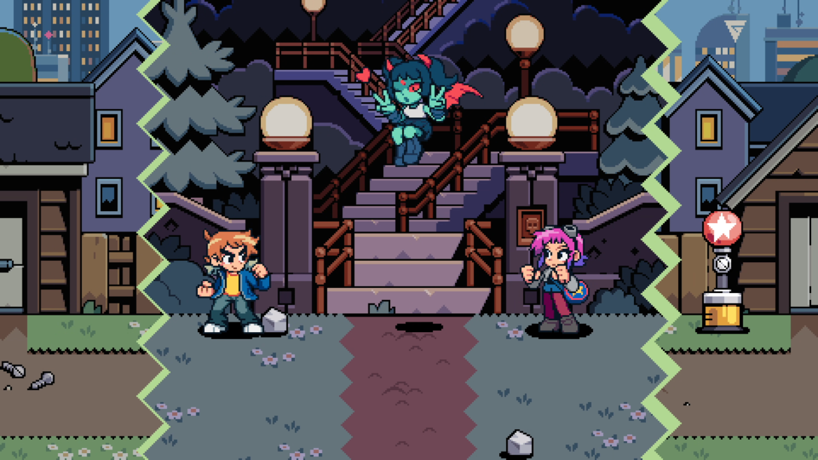 Scott Pilgrim EX Screenshot02 Scott Pilgrim EX im Test - Chaotischer Prügler mit Comic Vorlage