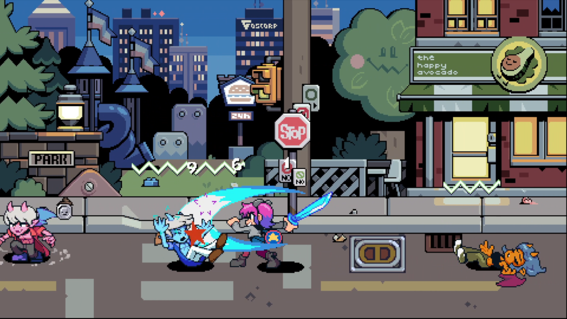 Scott Pilgrim EX Screenshot05 Scott Pilgrim EX im Test - Chaotischer Prügler mit Comic Vorlage
