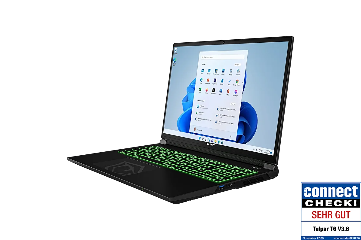 Tulpar T6 V3.6 Gaming Laptop bei uns im Test