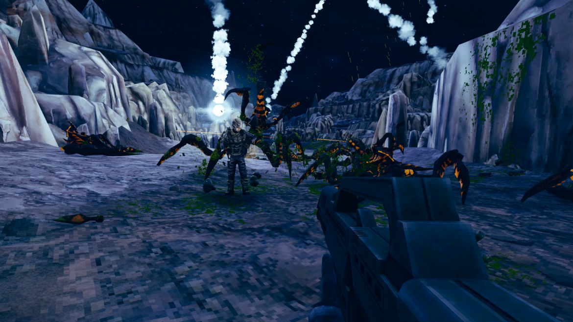 StarshipTroopers UltimateBugwar Screenshot 1 Starship Troopers: Ultimate Bug War! im Test - Tretet der Mobilen Infanterie bei!