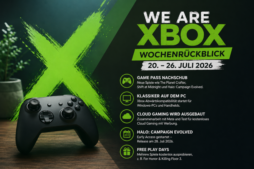Xbox-Wochenrückblick: Das war die Xbox-Woche vom 20. bis 26. Juli 2026