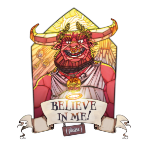 BIM Boxart Sides Zorn 🌟 Gottheit, Macht & Hass! Was bietet "Believe in Me! (Please)"? 9/10 Review 🌟