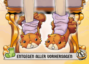 ein paar Meerschweinchen als Füße bei einer Gottheit?