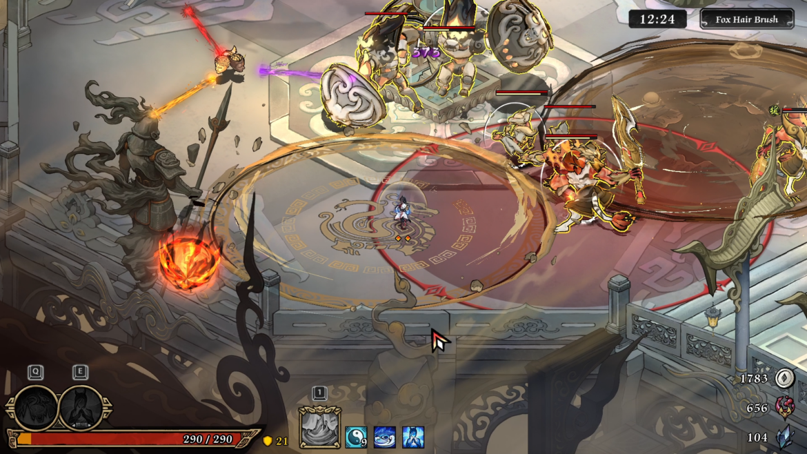 Gameplay 4 Realm of Ink Test: Starkes Roguelite, aber zu leicht