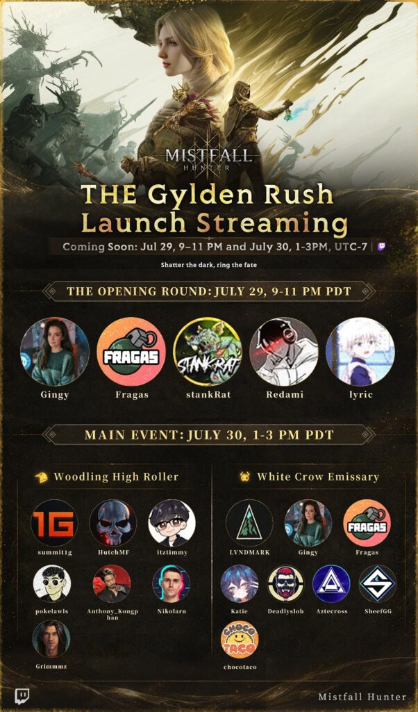 HOZ krzaEAAaXJG GAMING NEWS: Mistfall Hunter Release Liveticker! - Der PvPvE Geheimtipp startet zum 30.07.2026