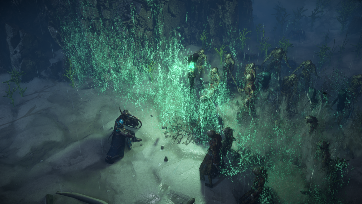 LeagueEncounter Cinematic1 Path of Exile 1: Curse of the Allflame jetzt verfügbar – Neue Liga bringt Unterwasser-Abenteuer und Endgame-Updates