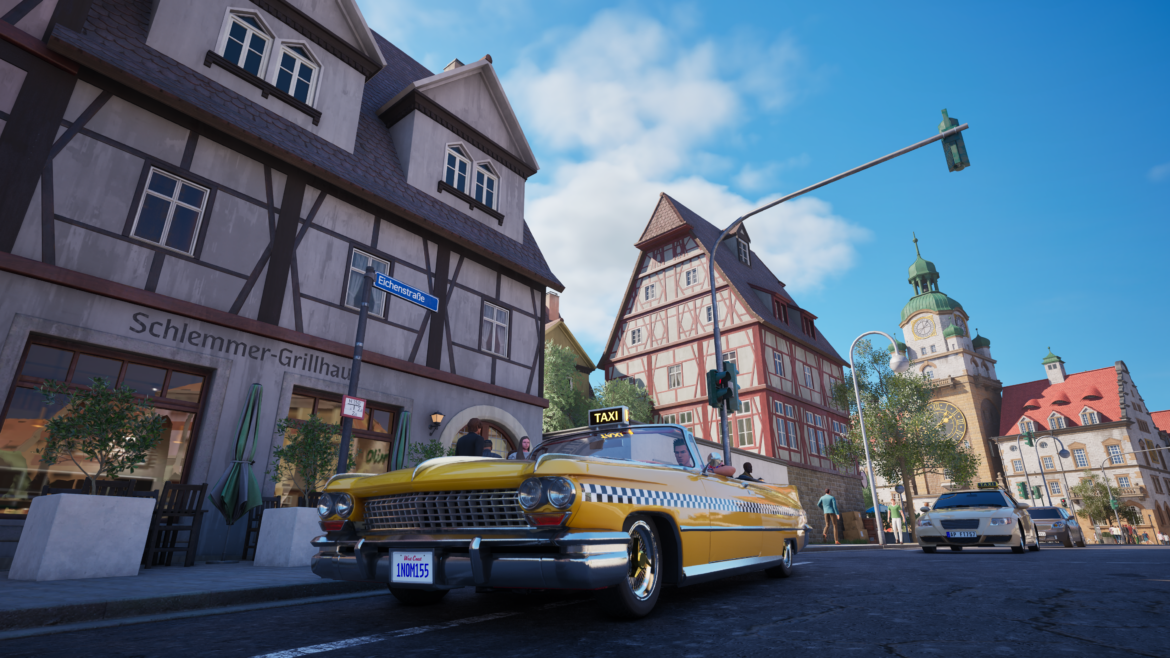 CT_WT_ss_germany_Axel and car3 Crazy Taxi World Tour
