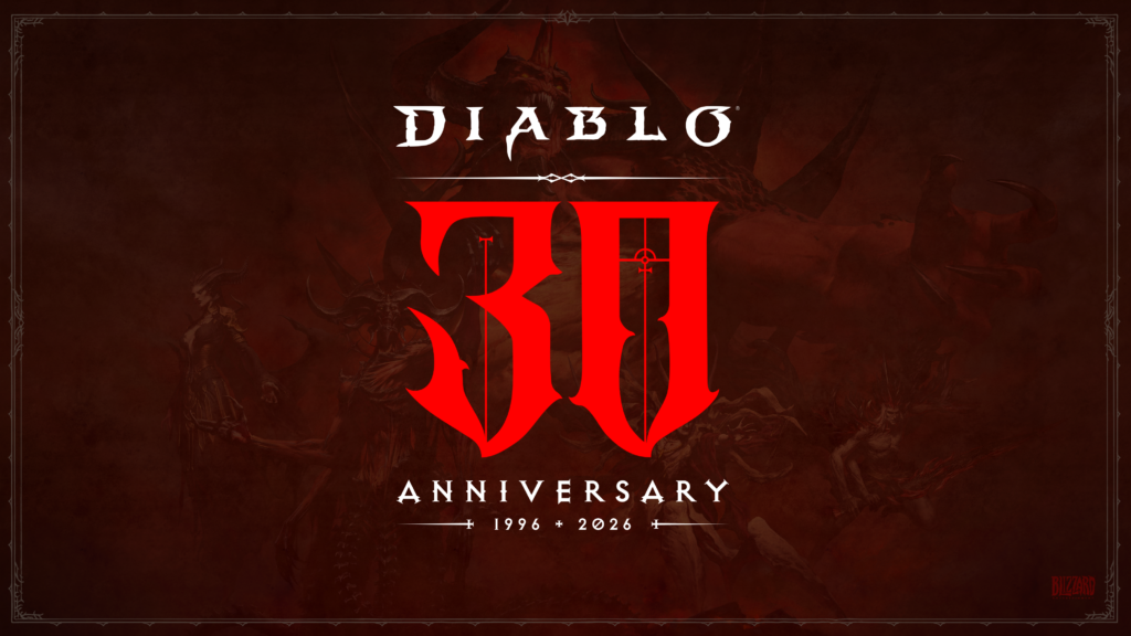 Diablo 30th Logo BLIZZCON 2026 - ALLE INFOS, NEWS UND ANKÜNDIGUNGEN JETZT IM LIVETICKER