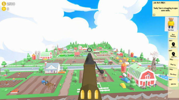 SniperDan Screenshot Farm 1 🎯 Ein einfacher Mann, ein riesiges Gewehr & 1000 Lösungen | 8,5/10 Review "Sniper Dan" 🔫