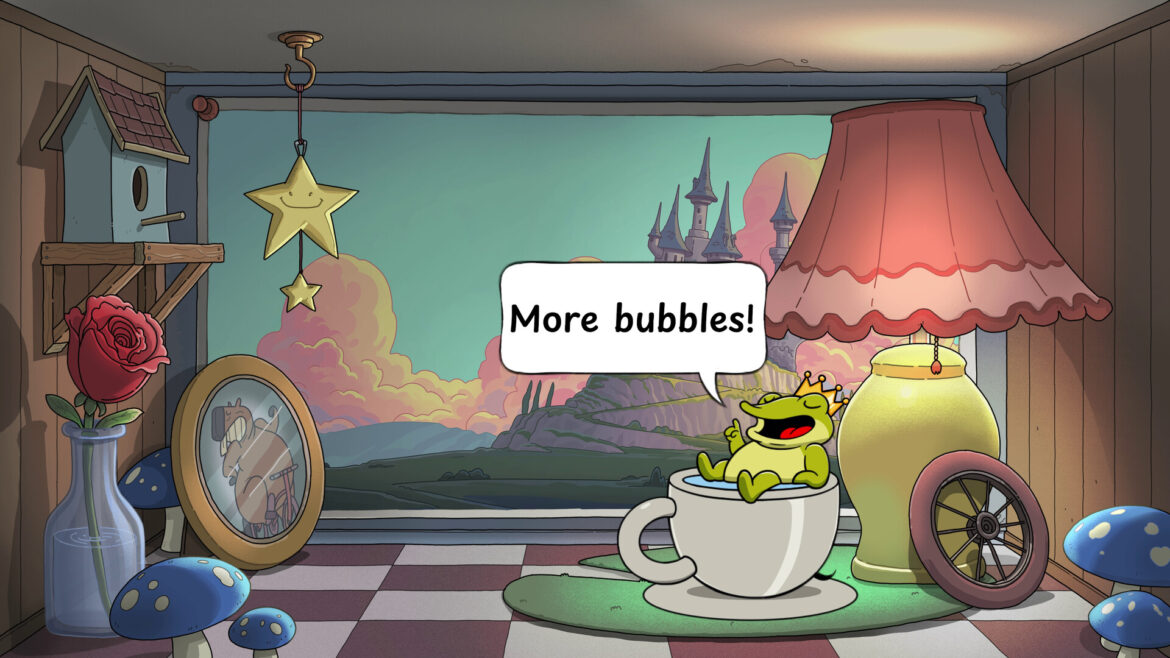 more bubbles more bubbles Gamescom 2026 - Croak - Handgemalter Platformer der Extraklasse